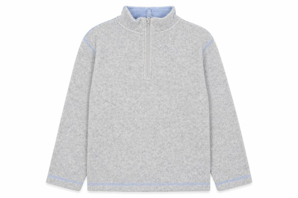 Ladybird Boys Grey Polyester Pullover Sweatshirt Size 9-10 Years Zip