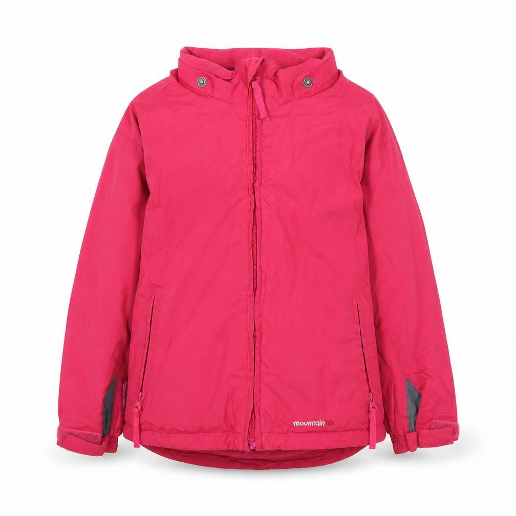 Mountain Life Girls Pink Jacket Size 3-4 Years Zip