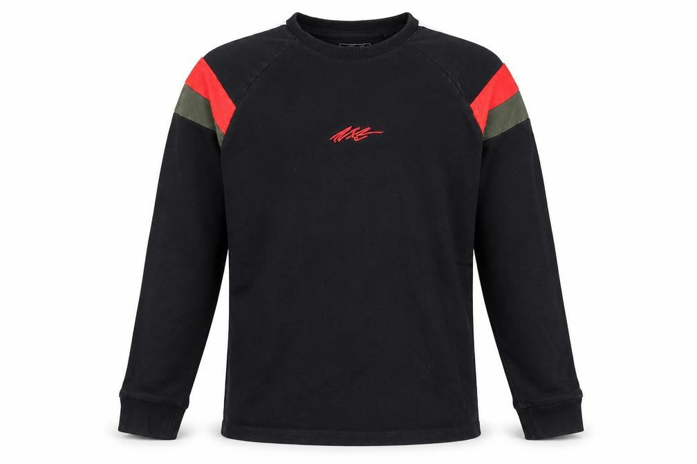 Next Boys Black Cotton Pullover Sweatshirt Size 12 Years