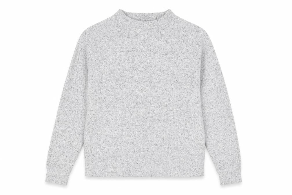 F&F Womens Grey Viscose Pullover Sweatshirt Size 12 Pullover - Lounge Top