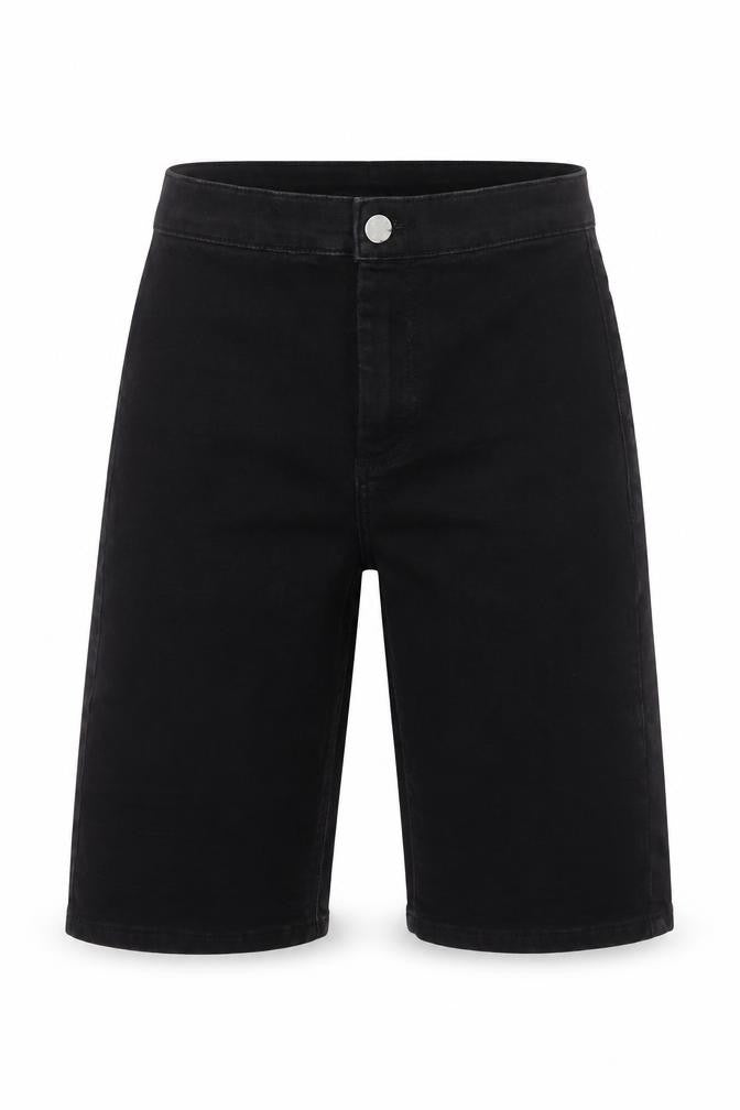 Topshop Womens Black Cotton Cropped Jeans Size 8 Regular Zip