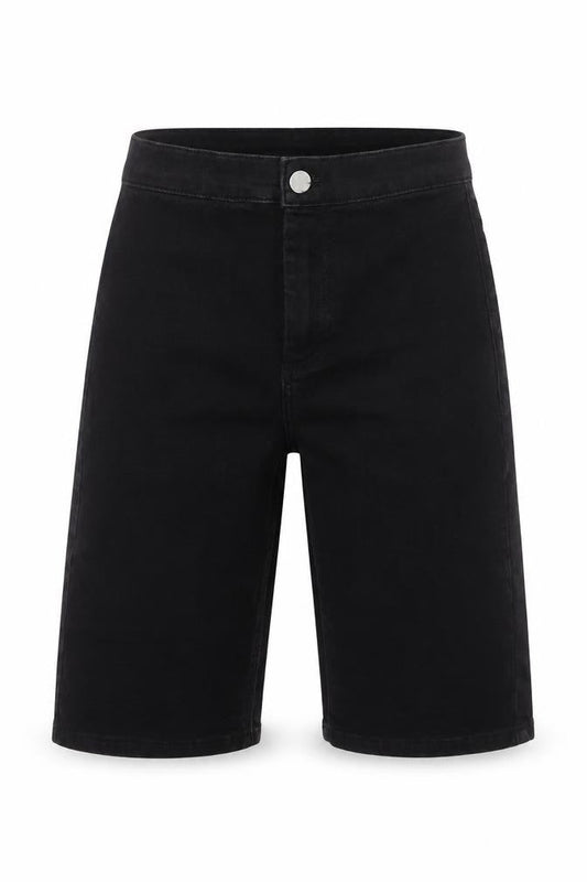 Topshop Womens Black Cotton Cropped Jeans Size 8 Regular Zip
