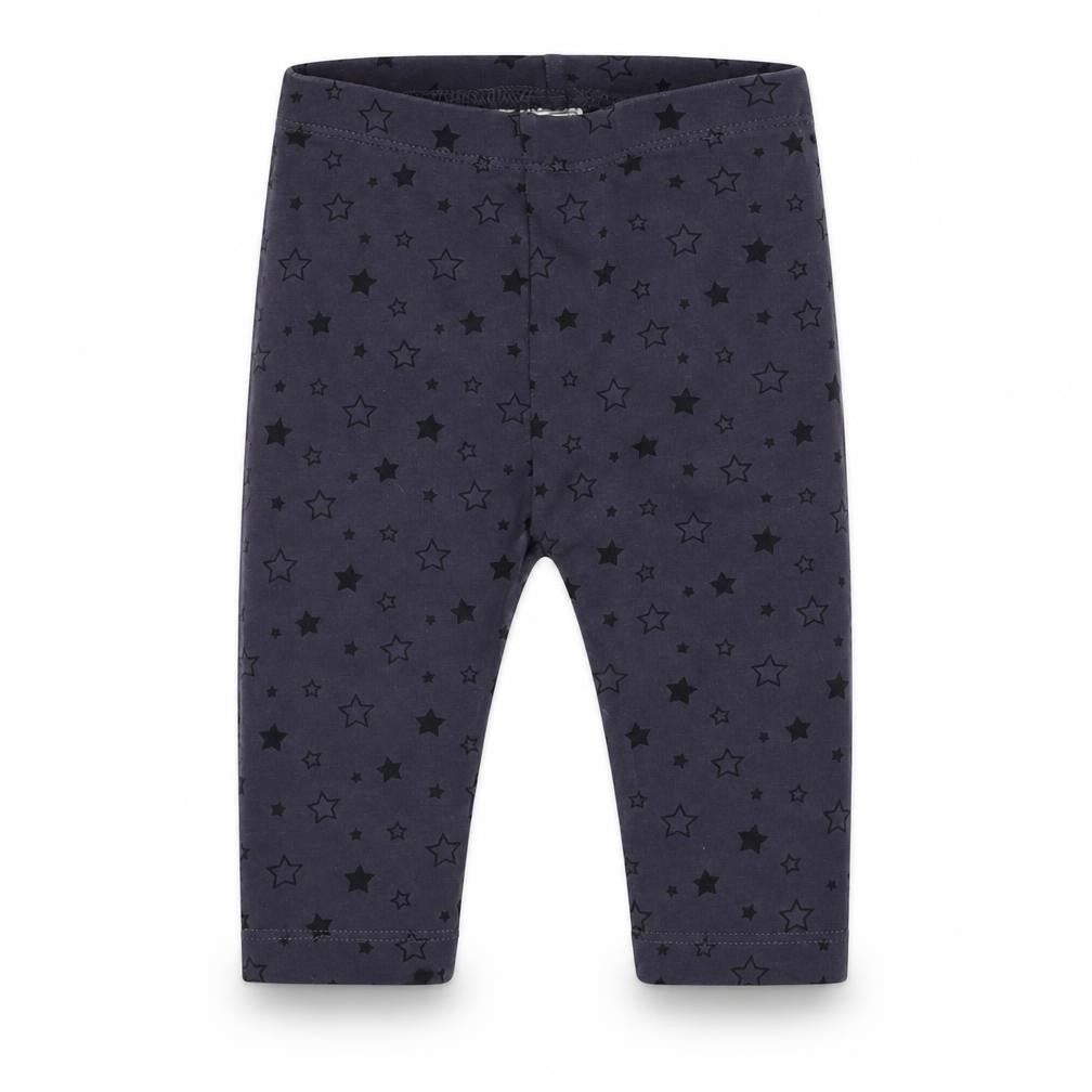 Dunnes Stores Girls Black Geometric Cotton Jogger Trousers Size 3-6 Months Pullover - Stars Leggings