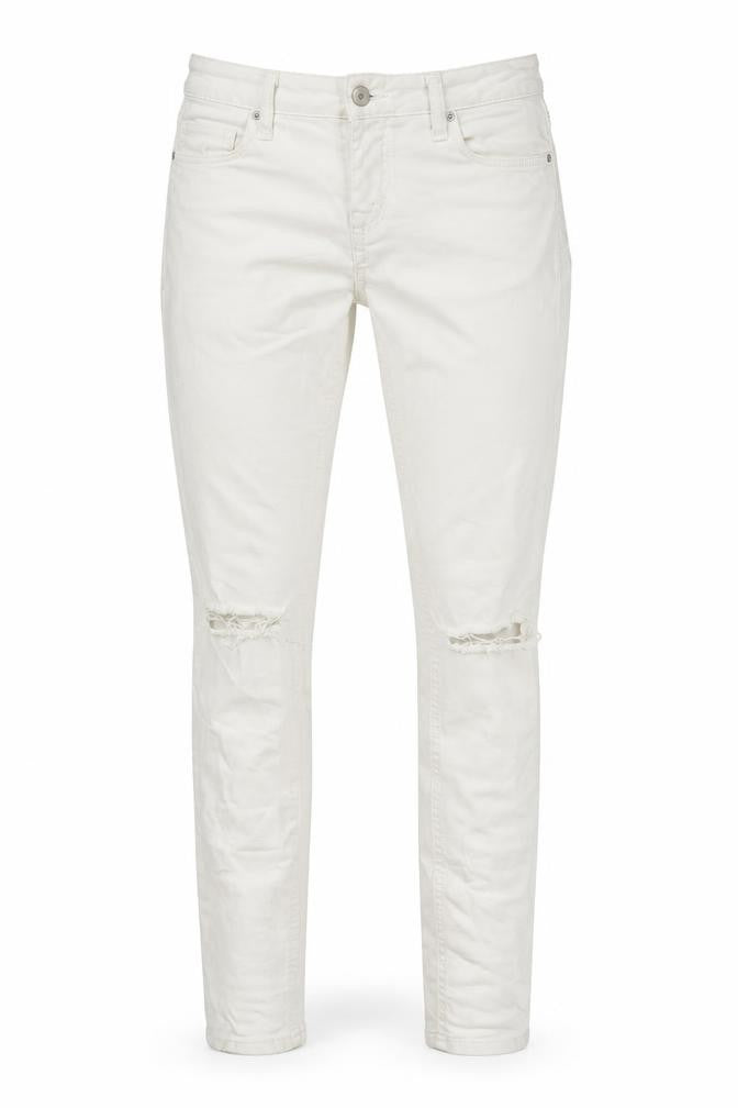 Denim & Co. Womens White Cotton Skinny Jeans Size 6 L30 in Regular Zip