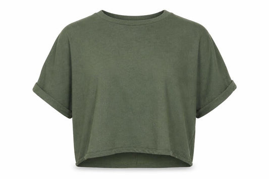 Anko Womens Green Cotton Pullover Sweatshirt Size 10 Pullover