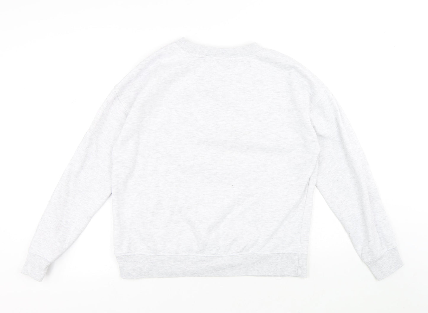 Primark Womens Grey Polyester Pullover Sweatshirt Size S