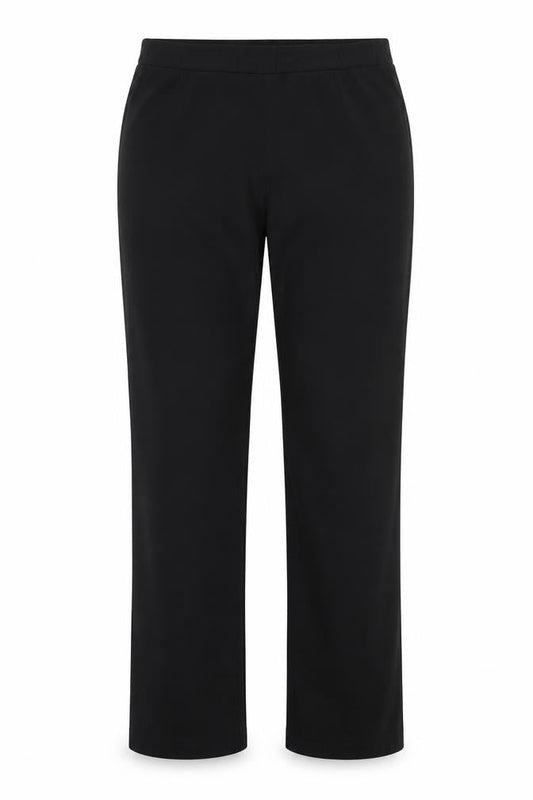 Picadilly Womens Black Polyester Trousers Size L L26 in Regular