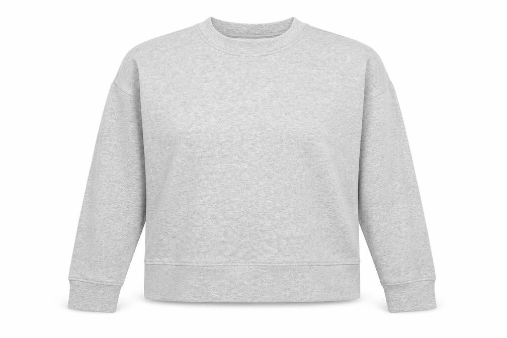 Pieces Womens Grey Cotton Pullover Sweatshirt Size XS Pullover