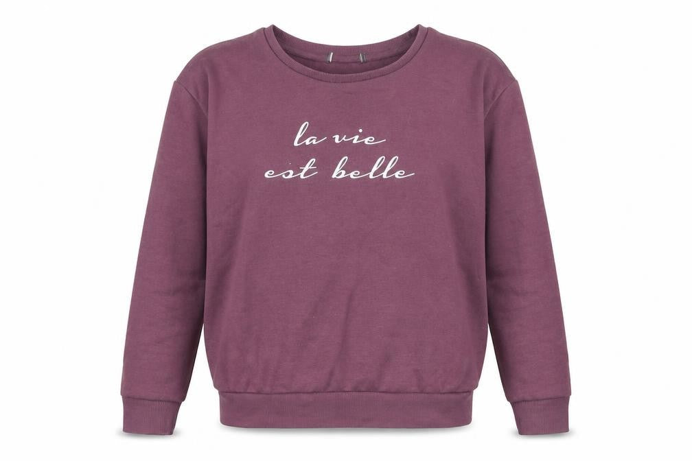 Primark Womens Purple Polyester Pullover Sweatshirt Size 8 Pullover - La Vie Est Belle