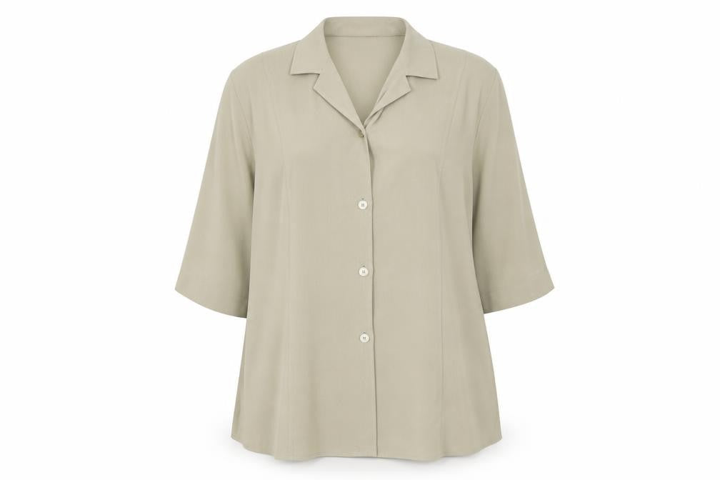Marcona Womens Beige Jacket Blazer Size 24 Button