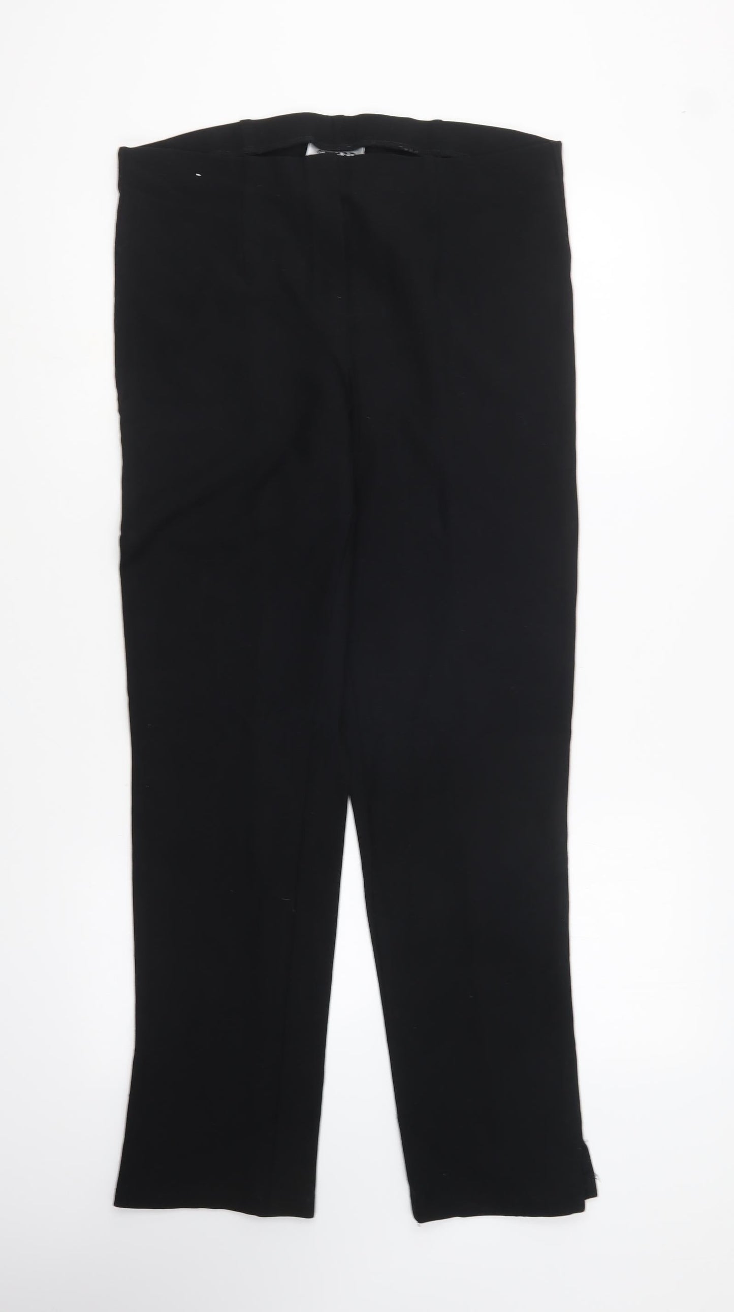 Gerard Womens Black Polyester Trousers Size 34 in L27 in Regular