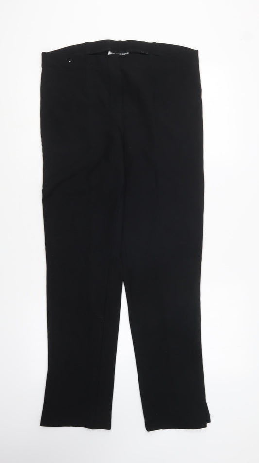 Gerard Womens Black Polyester Trousers Size 34 in L27 in Regular