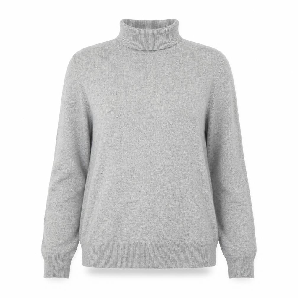 BHS Womens Grey Roll Neck Polyester Pullover Jumper Size 10