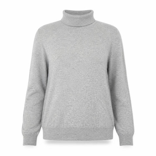 BHS Womens Grey Roll Neck Polyester Pullover Jumper Size 10