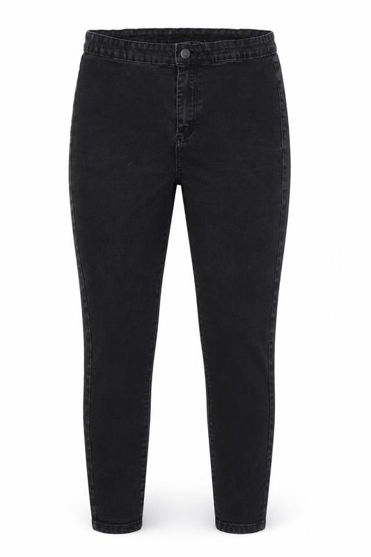 George Womens Black Cotton Skinny Jeans Size 32 in L25 in Regular Button
