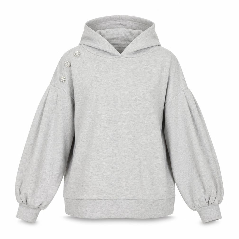 NEXT Womens Grey Cotton Pullover Hoodie Size M
