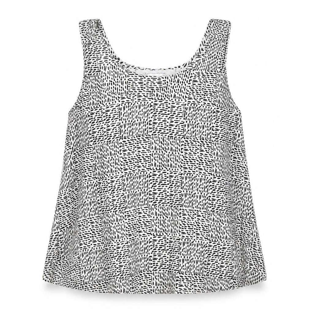 Atmosphere Womens White Geometric Polyester Basic Blouse Size 12 Round Neck