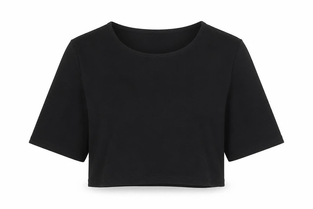 Nasty Gal Womens Black Polyester Basic Blouse Size 10 Round Neck