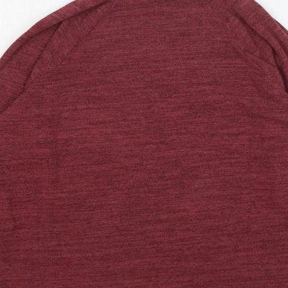 Next Womens Red Roll Neck Viscose Pullover Jumper Size 10