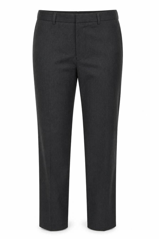 Primark Womens Grey Polyester Trousers Size 34 L29.5 in Regular Zip