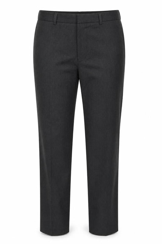 Primark Womens Grey Polyester Trousers Size 34 L29.5 in Regular Zip