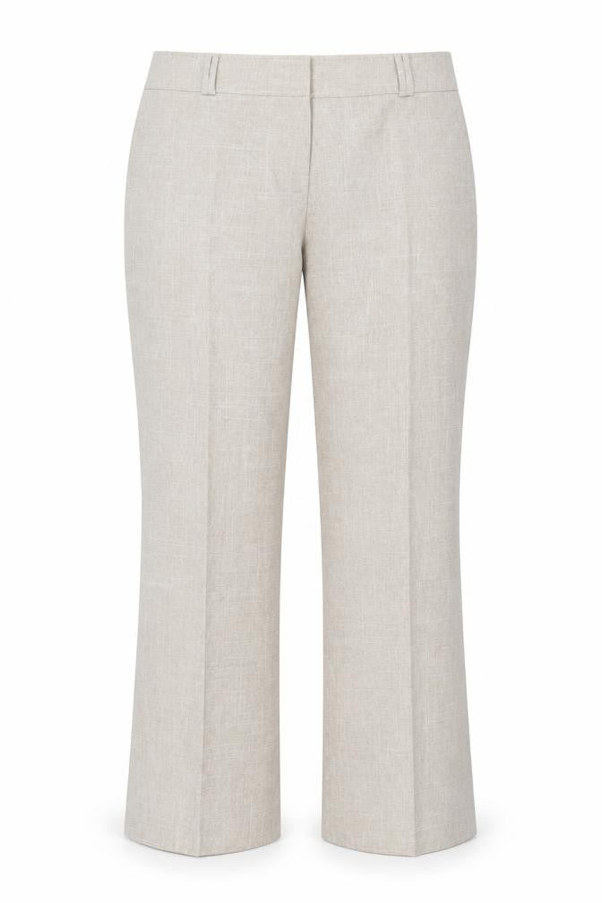 Dorothy Perkins Womens Beige Polyester Trousers Size 14 L27.5 in Regular Zip
