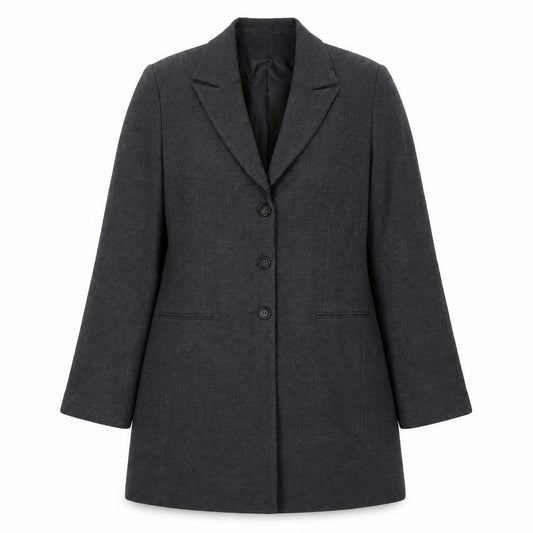 Dorothy Perkins Womens Grey Viscose Jacket Suit Jacket Size 12
