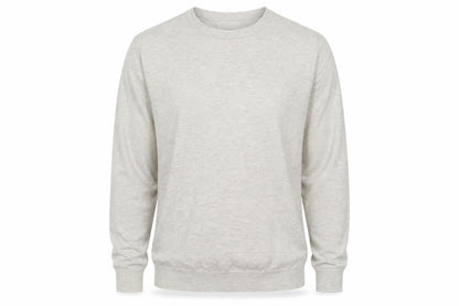 Debenhams Mens Beige Round Neck Viscose Pullover Jumper Size M