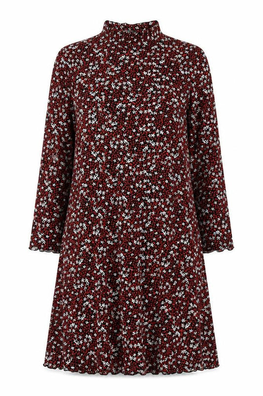 Primark Womens Multicoloured Geometric Polyester A-Line Size 6 High Neck Pullover