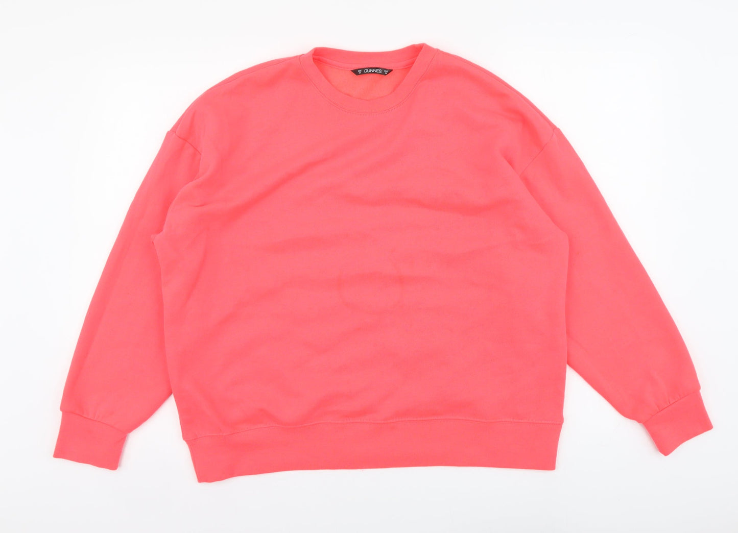 Dunnes Stores Womens Pink Polyester Pullover Sweatshirt Size M Pullover