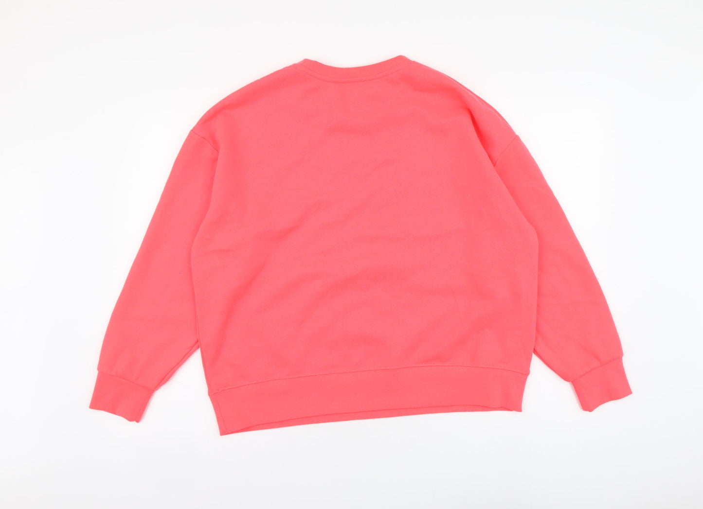 Dunnes Stores Womens Pink Polyester Pullover Sweatshirt Size M Pullover