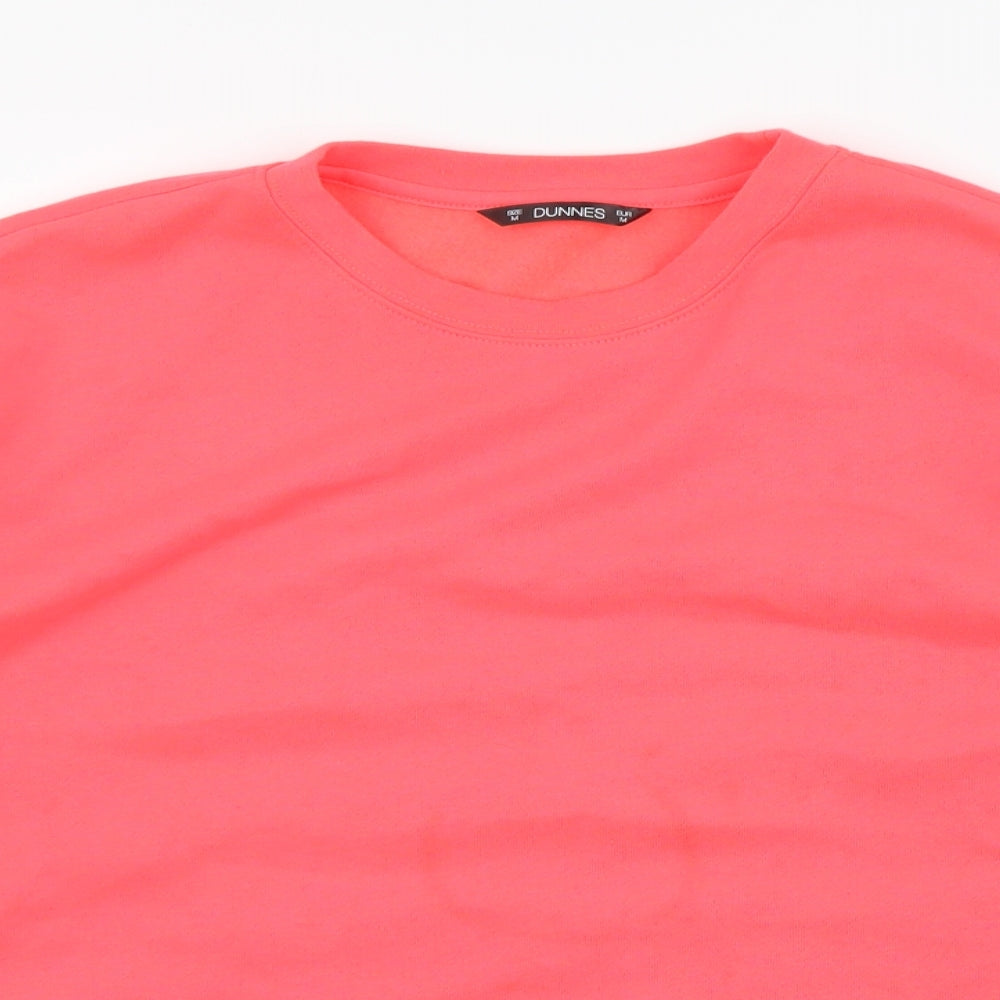 Dunnes Stores Womens Pink Polyester Pullover Sweatshirt Size M Pullover