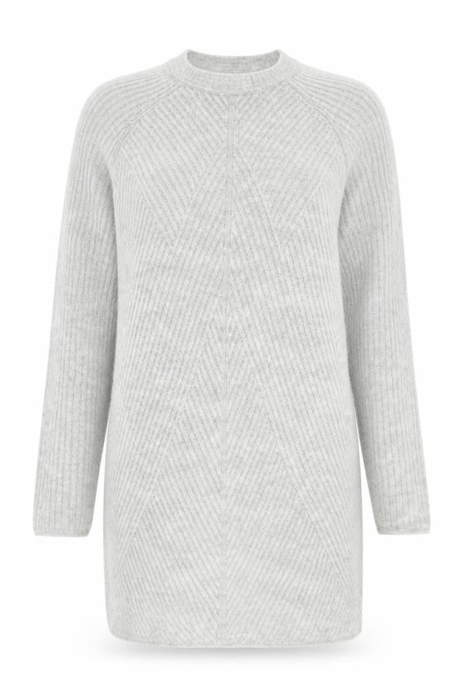 Only Womens Grey Round Neck Polyester Pullover Jumper Size XS