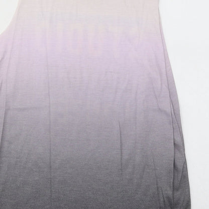 River Island Womens Multicoloured Polyester Basic Tank Size 6 Round Neck - Studio Boutique Limited