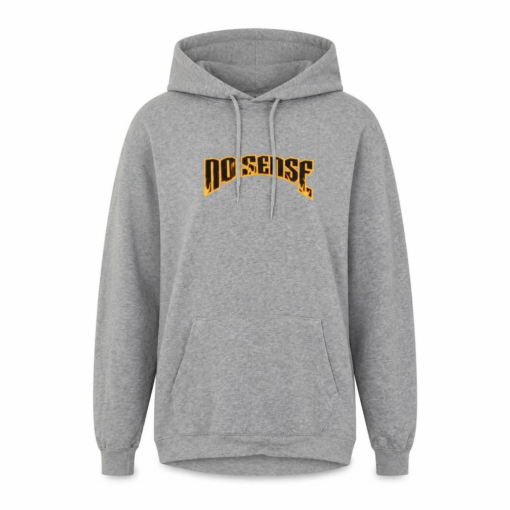 Divided by H&M Womens Grey Cotton Pullover Hoodie Size S Pullover - No Sense