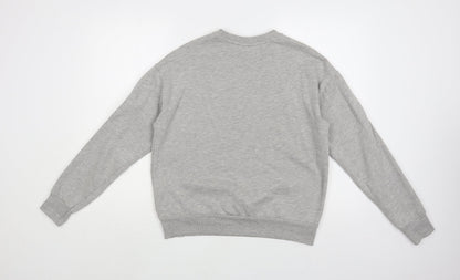 Preloved Primark Womens Grey Cotton Pullover Sweatshirt Size 6 Pullover - Mickey Mouse - Back
