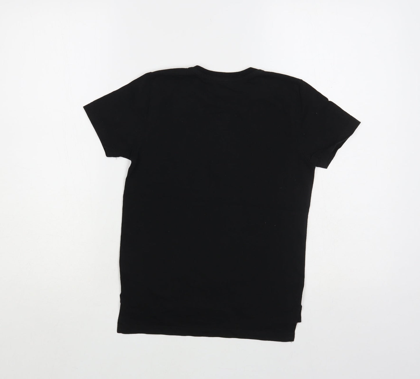 Primark Girls Black Cotton Pullover T-Shirt Size 8-9 Years Crew Neck Pullover - PlayStation
