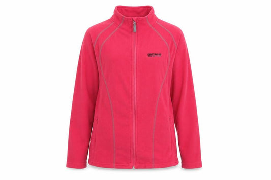 Mountain Life Womens Pink Polyester Full Zip Sweatshirt Size 12 Zip