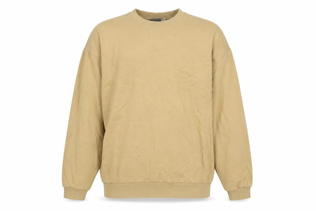 ASOS Mens Beige Cotton Pullover Sweatshirt Size S