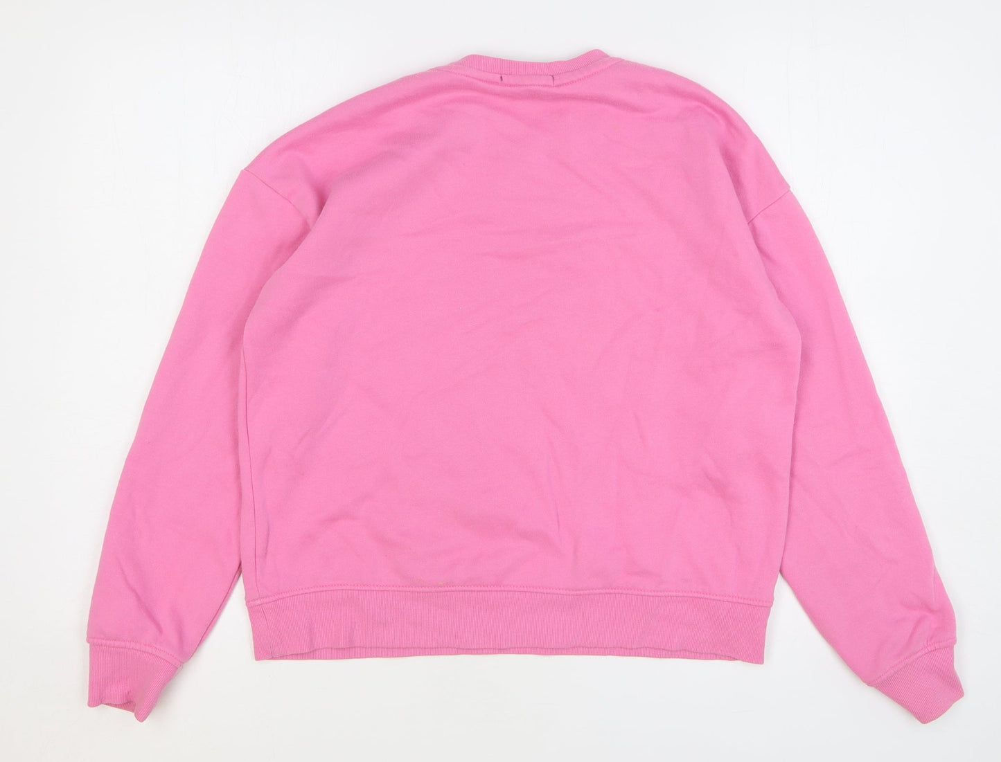 Primark Womens Pink Cotton Pullover Sweatshirt Size 6 Pullover - Be Nice
