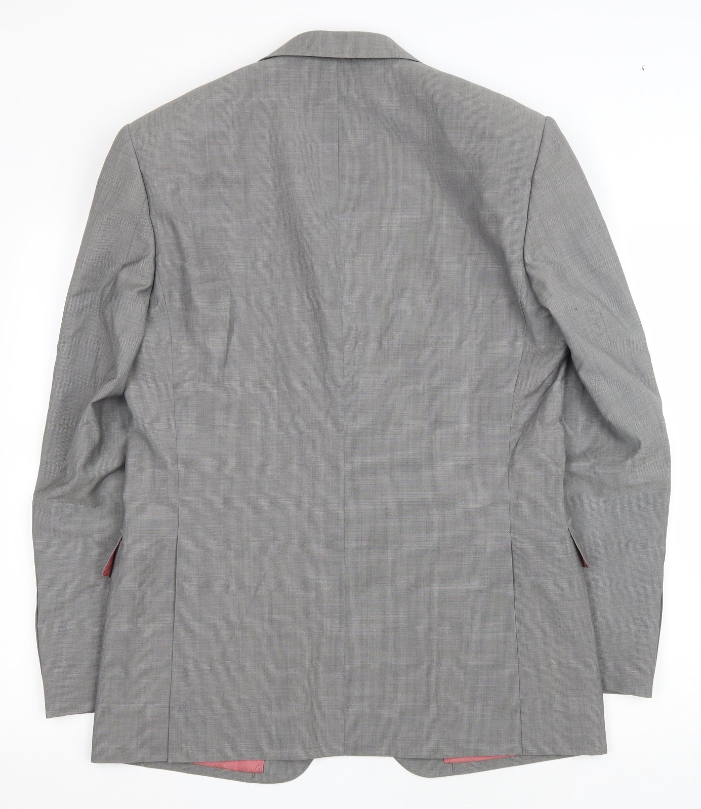 Marks and Spencer Mens Grey Wool Jacket Blazer Size 38