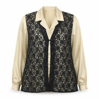 Design essentials Womens Yellow Floral Polyester Basic Button-Up Size 16 Collared - lace floral overlay