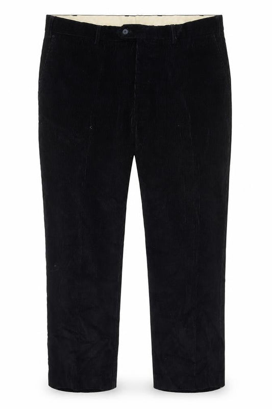 Preworn Mens Blue Polyester Trousers Size 41 in L26 in Regular Zip