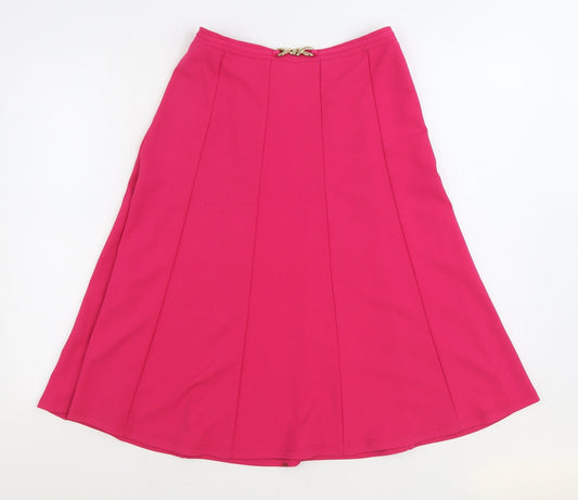Gerard Womens Pink Polyester A-Line Skirt Size 10
