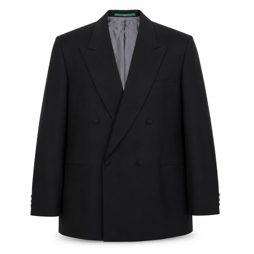 C&A Mens Black Polyester Jacket Suit Jacket Size 44