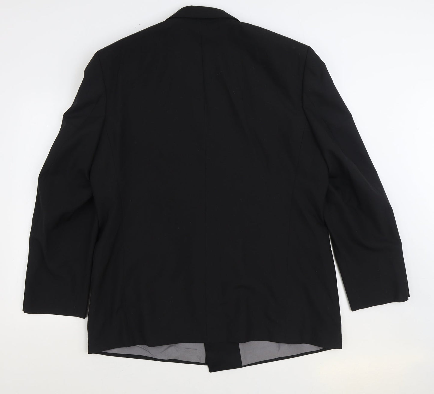 C&A Mens Black Polyester Jacket Suit Jacket Size 44
