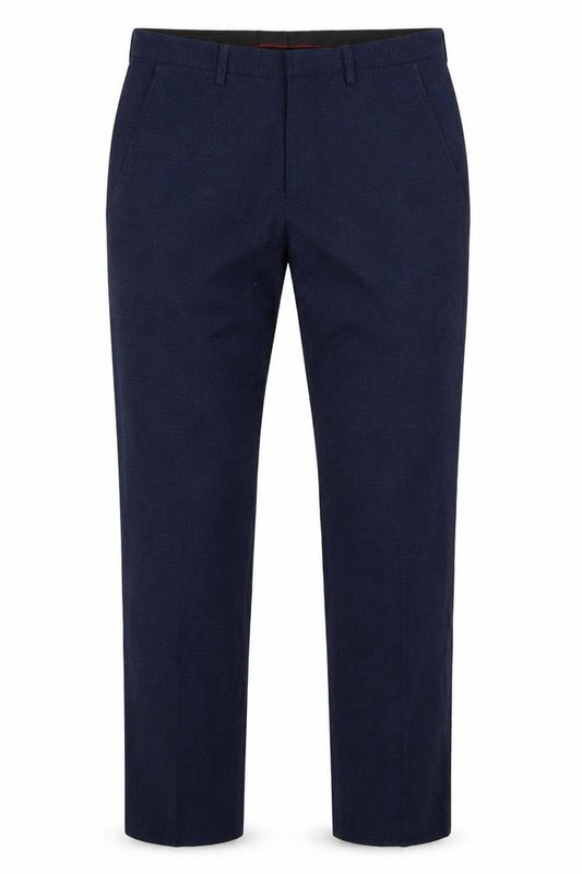 Burton Mens Blue Polyester Trousers Size 32 in L30 in Regular Zip