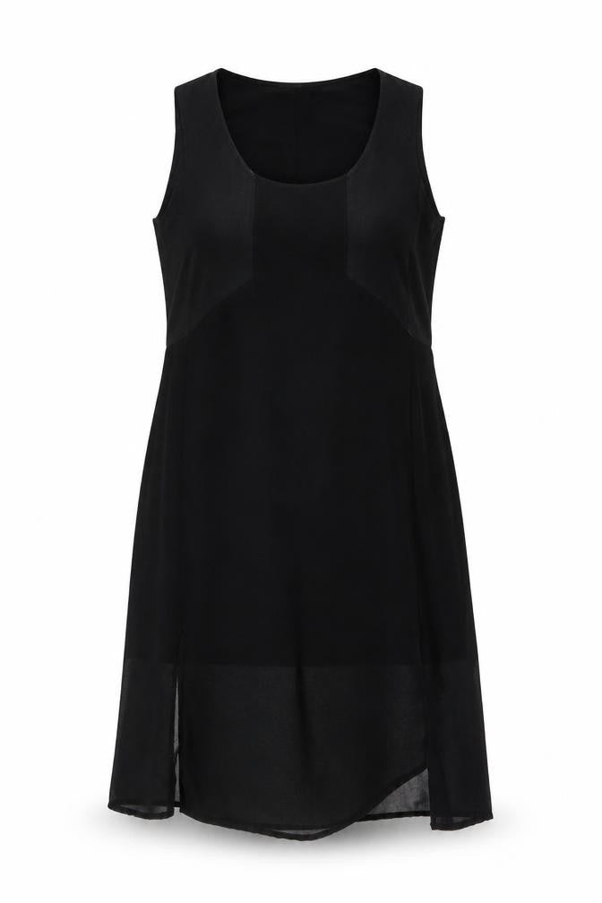 H&M Womens Black Polyester A-Line Size 16 Round Neck Pullover