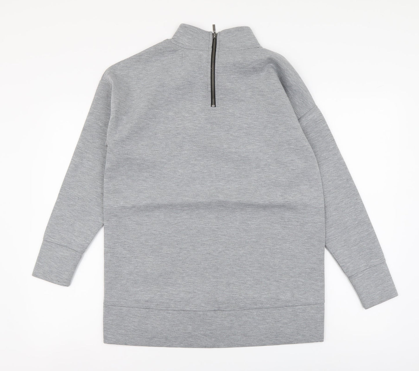 NEXT Womens Grey Polyester Pullover Sweatshirt Size 8 Zip