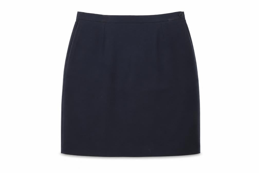 Sperrin Womens Blue Polyester A-Line Skirt Size 34 in Zip